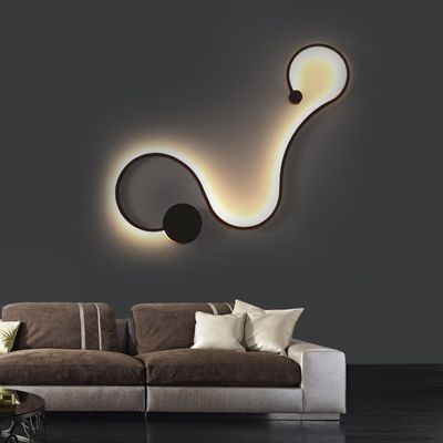 Retro Wall Lamps Bedroom Study Living Balcony Acrylic Lights Home Deco In White Black Iron Sconce Led Lights （WH-VR-11)