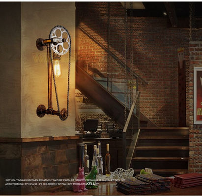 Bar cafe pub bedroom livng room stair villa E27 Edison Bulb Loft Bicycle wall lamp (WH-VR-23)