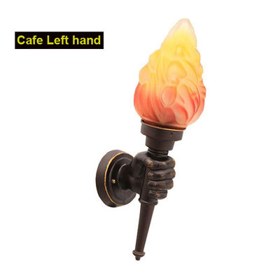 Garden yard porch living room bedroom corridor wall sconces restaurant cafe Creative torch hand wall lamp (WH-VR-52)