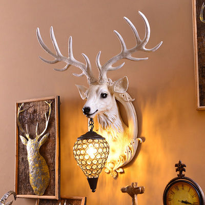 Antlers Indoor Led Wall Light Led Decoration for Wall Rustic Interior Lighting （WH-VR-64）