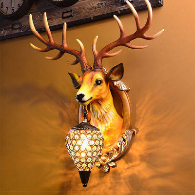 Antlers Indoor Led Wall Light Led Decoration for Wall Rustic Interior Lighting （WH-VR-64）