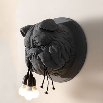 Animal Dog Wall Lamp Living Room Decoration Corridor Home Decor Lighting Designer Amsterdam wall lamp bulldog(WH-VR-66)