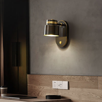 Bedroom bedside wall lamp single-head living room restaurant hotel foyer bedside light （WH-VR-85)