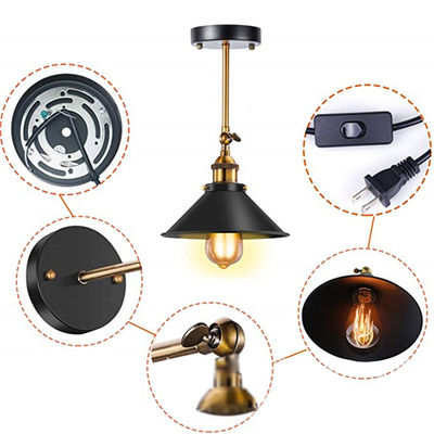 Warehouse Garage Industrial Vintage Lighting Plug in Wall Light (WH-VR-92）