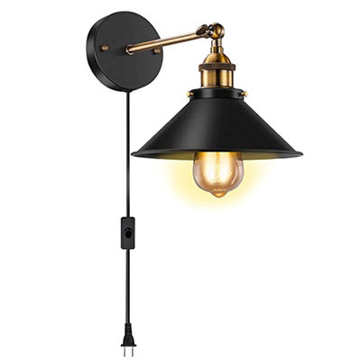 Warehouse Garage Industrial Vintage Lighting Plug in Wall Light (WH-VR-92）