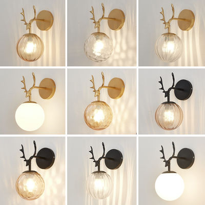 Modern bedroom wall lamp living room background wall corridor aisle antler wall lamp（WH-OR-16)
