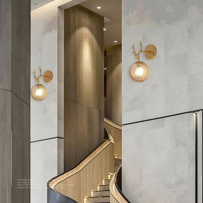 Modern bedroom wall lamp living room background wall corridor aisle antler wall lamp（WH-OR-16)