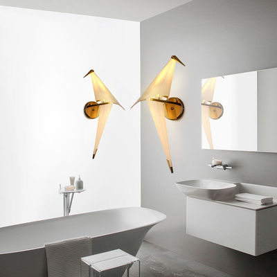 LED Bird Design Wall Lamp Bedside Lamp Creative Origami Paper Crane Wall Light（WH-OR-18）