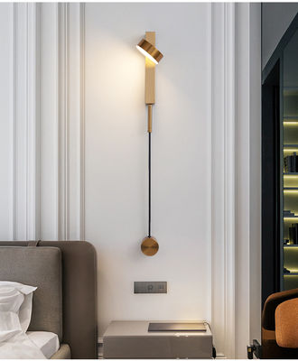 Modern LED Wall Lamp ndoor Lighting Adjustable 7W 9W bedside wall lamp with switch (WH-OR-19)
