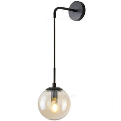 LED Glass Ball Mirror Living Room Decoration Wall lamps for bed room(WH-OR-34)