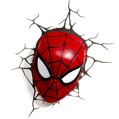 Kids Children Marvel Avengers Hulk Face LED 3D Creative Iron Man Wall Lamp (WH-OR-42)
