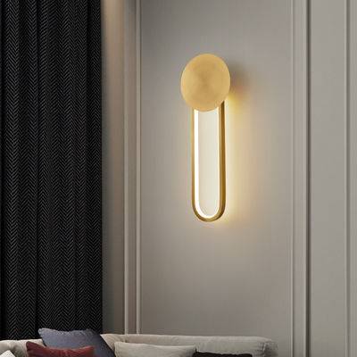 Modern Wall Lamp lights for Bedroom Bedside Corridor Aisle Copper wall lamp (WH-OR-46)