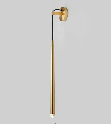 Minimalist Gold Mteal Led Wall Lamp Creative Parlor Bedroom Wall lamp (WH-OR-48)