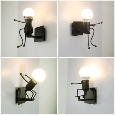 Human Shape Living Room Bed Side Stair Kitchen mini wall lamp(WH-OR-53)