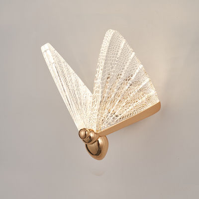 Postmodern Minimalist Living Room Bedroom Bedside Butterfly Led Wall Lamp(WH-OR-55)
