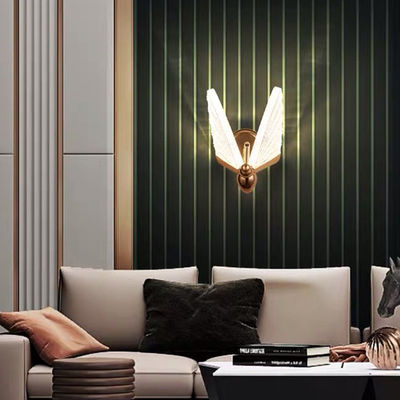 Postmodern Minimalist Living Room Bedroom Bedside Butterfly Led Wall Lamp(WH-OR-55)