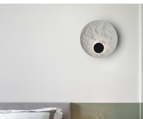 Round Moon White Body LED Home Wall light Stairs Bedroom Corridor Wall Sconce globe light fixture（WH-OR-60）