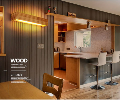 Japanese Style Led Lamp Oak Wooden Wall Lamp Nordic Solid Wood Mirror nordic wooden wall lamp（WH-OR-62)