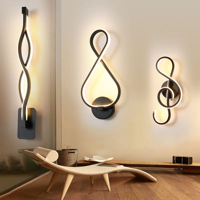 Modern Minimalist LED Wall Light For Living Room Bedroom Bedside Black Aisle Corridor stair wall light( (WH-OR-81)