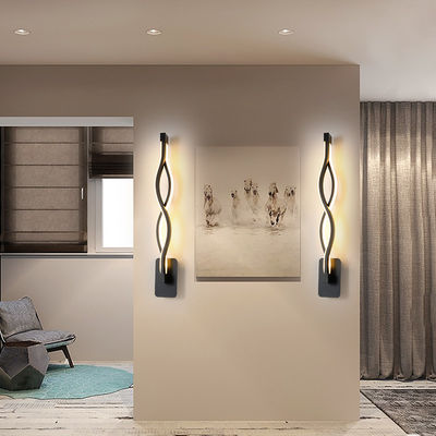 Modern Minimalist LED Wall Light For Living Room Bedroom Bedside Black Aisle Corridor stair wall light( (WH-OR-81)