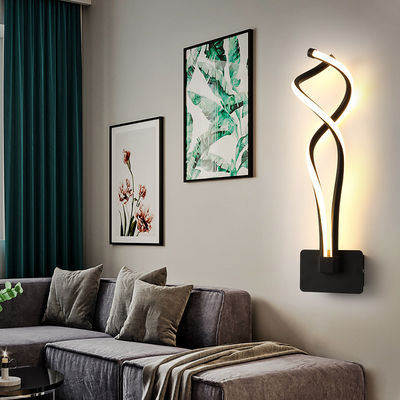 Modern Minimalist LED Wall Light For Living Room Bedroom Bedside Black Aisle Corridor stair wall light( (WH-OR-81)