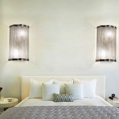 Italian Atlantis  Stream sconce  Luxury Chain Light wall lamp e14(WH-OR-101)