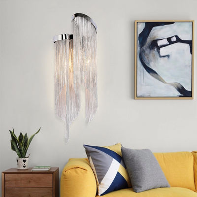 Italian Atlantis  Stream sconce  Luxury Chain Light wall lamp e14(WH-OR-101)
