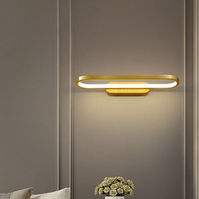 LED Wall Lamp Bedroom Bedside Lights Living room Golden Brass minimalist wall lamp（WH-OR-128)