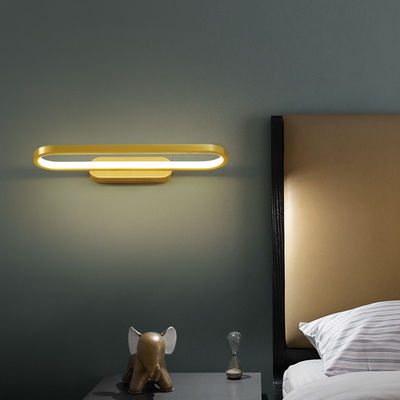 LED Wall Lamp Bedroom Bedside Lights Living room Golden Brass minimalist wall lamp（WH-OR-128)