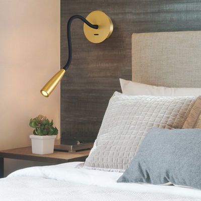 led wall lights switch light lighting for room bedside Study room night flexible wall light （WH-OR-130)