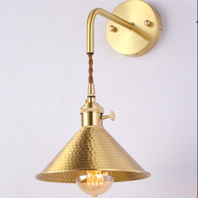 American minimalist bedside bedside restaurant bar brass sconce （WH-OR-131)