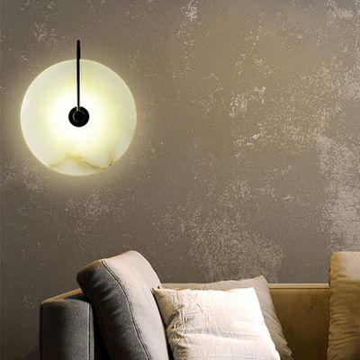 Modern Sconces Lamp Wall Lights Marble Lampshade LED natural stone lamp（WH-OR-132)