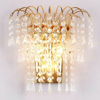 Crystal Wall Lamp Bedroom Led Wall Light Living Room Bathroom  crystal light fixture（WH-OR-156）