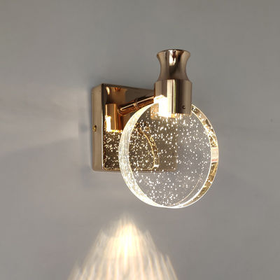 Modern Crystal Led Wall Lamp Simple creative bedroom crystal wall lamp (WH-OR-176）