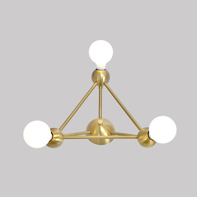 Personality Bedroom sitting room corridor Lina 03-Light Diamond Wall Sconce(WH-OR-210)