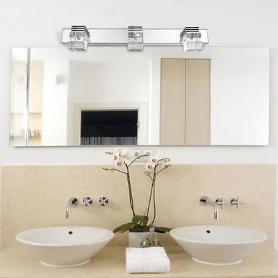 Nordic modern LED mirror front light simple bathroom light K9 crystal light(WH-MR-16)