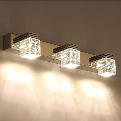 Nordic modern LED mirror front light simple bathroom light K9 crystal light(WH-MR-16)