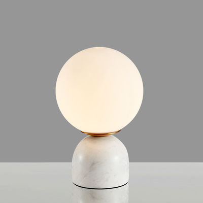 Marble table lamp modern mini table lamp bedroom glass ball table lamp（WH-MTB-15)