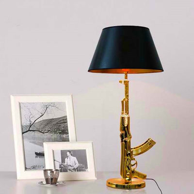 Modern Electroplated Table Lamp AK47 Gun Design Desk Decor designer table lamp(WH-MTB-43)