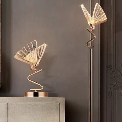 Nordic bedside lamp butterfly table lamp modern vertical scandinavian table lamp(WH-MTB-63)