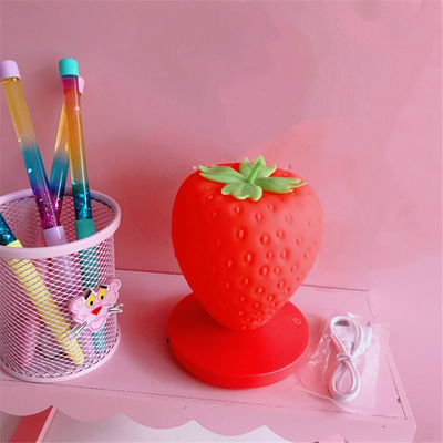 Touch Switch Led Night Lights Silicone Strawberry Table Light(WH-MTB-76)