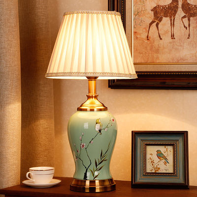 Chinese-Style Ceramic Table Lamp Classical Household Bedside Lamp(WH-MTB-119)