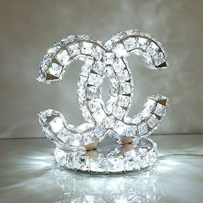 New Crystal LED Table Lamp AC 220V 110V Home Decor Chanel Crystal table lamp(WH-MTB-129)