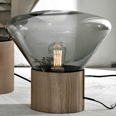 Postmodern LED Wooden Deco Glass Table Lamps Nordic Simple glass table lamp(WH-MTB-134)