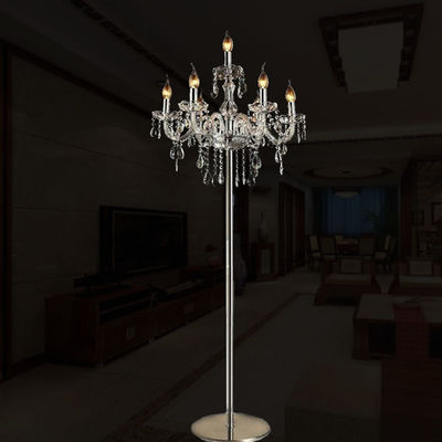 Modern LED Crystal Floor lamp for bedside Dining room romantic Decor simpl floor lamp(WH-MFL-84)