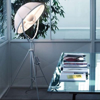 Nordic minimalist creative semicircular metal lampshade photography satellite decoration floor lamp e27(WH-MFL-107)