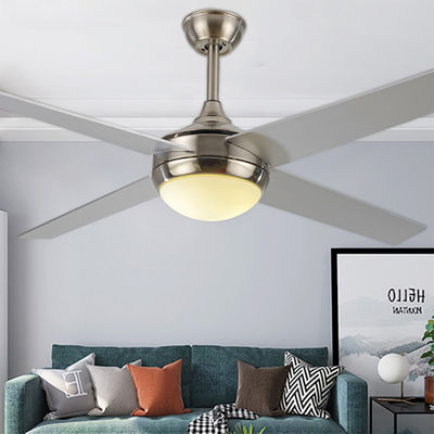 Remote Control Ceiling Fan Light Nordic Modern Dinning Room Bedroom Living Room Restaurant Solid Wood LED Fan Lamp(WH-CL