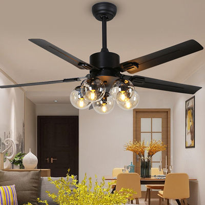 Ceiling Fan with Light 42 inch Remote Control 220V 110V fan lamp for home bedroom led ceiling fan light(WH-CLL-09)