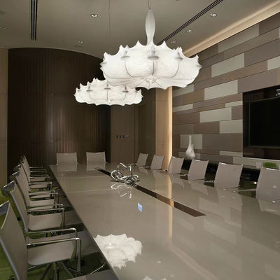 Postmodern Silk Hanglamp For Living Room Bedroom Dining Room Home Decor Zeppelin Chandelier(WH-MI-93)