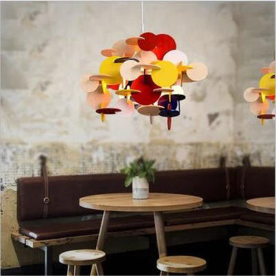 Modern Wood Pendant Light Creative Italy Designer Kid's room Hanging lamp Led Light Loft decor Bau Lamp(WH-AP-167)